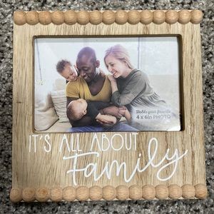 4x6 it’s all about family wood picture frame